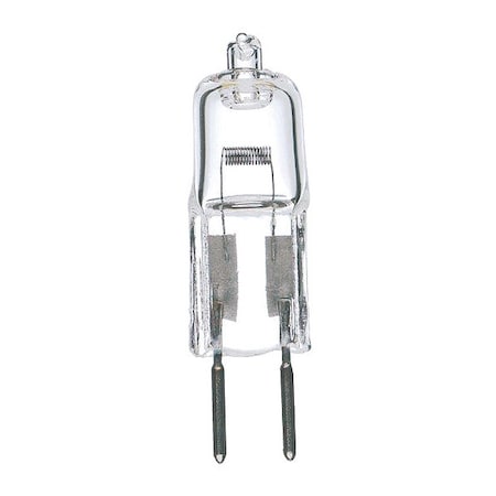 Satco 50W T4 Halogen Light Bulb - Bi Pin GY6.35 Base - Clear Finish S3421